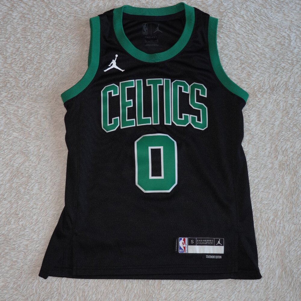 Boys Size Small NBA Nike Jordan Boston Celtics Jayson Tatum #0 Statement Jersey